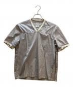 NUMBER (N)INEナンバーナイン）の古着「半袖カットソー」｜ブルー×ホワイト