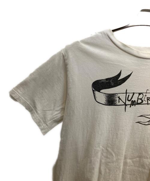 NUMBER (N)INE（ナンバーナイン）NUMBER (N)INE (ナンバーナイン) 半袖カットソー ホワイト サイズ:SIZE 2の古着・服飾アイテム