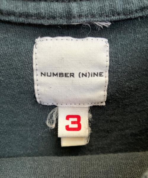 NUMBER (N)INE（ナンバーナイン）NUMBER (N)INE (ナンバーナイン) 半袖カットソー ブラック サイズ:SIZE 3の古着・服飾アイテム