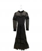 Ameriアメリ）の古着「SHEER LACE DRESS」｜ブラック