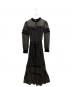 Ameri（アメリ）の古着「SHEER LACE DRESS」｜ブラック