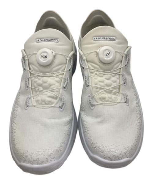 UNDER ARMOUR（アンダーアーマー）UNDER ARMOUR (アンダーアーマー) スリップスピードメガリップストップ ホワイト サイズ:SIZE 29.5cmの古着・服飾アイテム