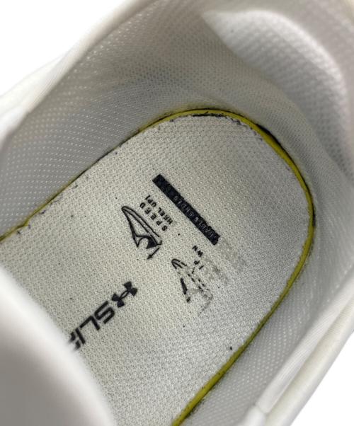 UNDER ARMOUR（アンダーアーマー）UNDER ARMOUR (アンダーアーマー) スリップスピードメガリップストップ ホワイト サイズ:SIZE 29.5cmの古着・服飾アイテム