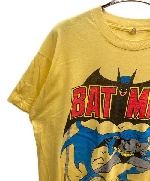 SCREEN STARS（スクリーンズスターズ）SCREEN STARS (スクリーンズスターズ) シングルステッチカットソー BATMAN イエロー サイズ:XLの古着・服飾アイテム