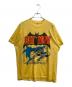 SCREEN STARS（スクリーンズスターズ）の古着「シングルステッチカットソー BATMAN」｜イエロー