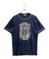 Champion（チャンピオン）の古着「70's カレッジプリント Tシャツ」｜ネイビー