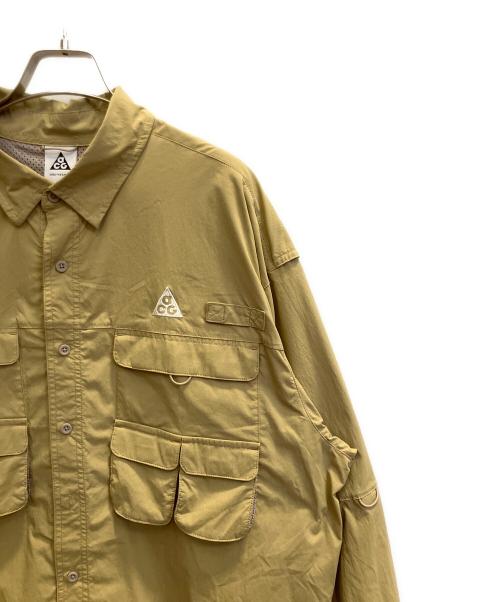 NIKE ACG（ナイキエーシージー）NIKE ACG (ナイキエーシージー) WEAVER L/S TOP ベージュ サイズ:XLの古着・服飾アイテム