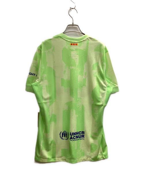 NIKE（ナイキ）NIKE (ナイキ) サッカーユニフォーム　FCバルセロナ 24/25(サードユニフォーム) グリーン サイズ:М 未使用品の古着・服飾アイテム