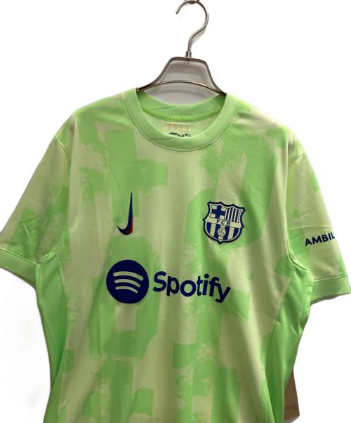 NIKE（ナイキ）NIKE (ナイキ) サッカーユニフォーム　FCバルセロナ 24/25(サードユニフォーム) グリーン サイズ:М 未使用品の古着・服飾アイテム