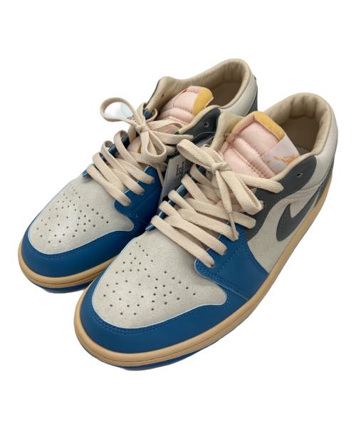 NIKE（ナイキ）NIKE (ナイキ) AIR JORDAN 1 LOW SE TOKYO 96 グレー×ブルー サイズ:SIZE 27.5cm 未使用品の古着・服飾アイテム