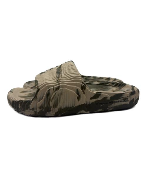 adidas（アディダス）adidas (アディダス) 総柄サンダル ブラウン×ベージュ サイズ:28cmの古着・服飾アイテム