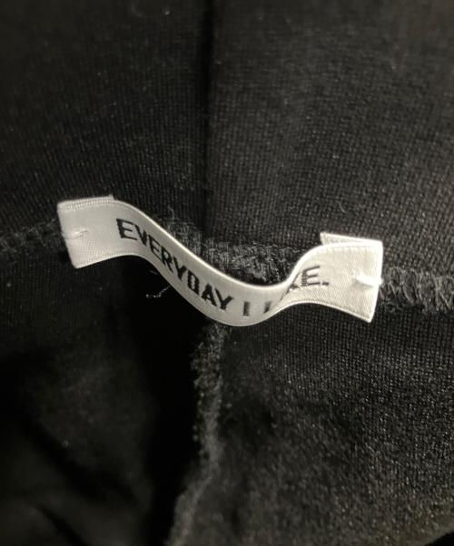 EVERYDAY I LIKE.（エヴリデイ アイ ライク）EVERYDAY I LIKE. (エヴリデイ アイ ライク) Zipレギンスパンツ ブラック サイズ:38の古着・服飾アイテム