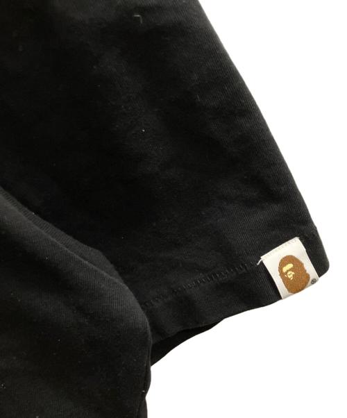 A BATHING APE（アベイシングエイプ）A BATHING APE (アベイシングエイプ) 半袖カットソー ブラック サイズ:Ｌの古着・服飾アイテム