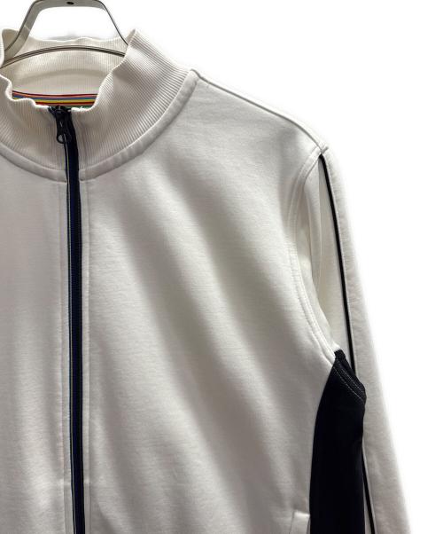 PAUL SMITH（ポールスミス）PAUL SMITH (ポールスミス) カラージップパーカー ホワイト サイズ:Ｌの古着・服飾アイテム