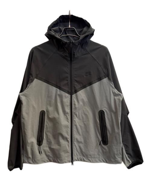 NIKE（ナイキ）NIKE (ナイキ) ウィンドランナーメンズ ウーブン フルジップ ジャケット グレー サイズ:Ｌの古着・服飾アイテム