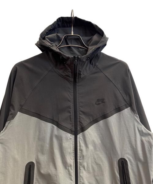 NIKE（ナイキ）NIKE (ナイキ) ウィンドランナーメンズ ウーブン フルジップ ジャケット グレー サイズ:Ｌの古着・服飾アイテム
