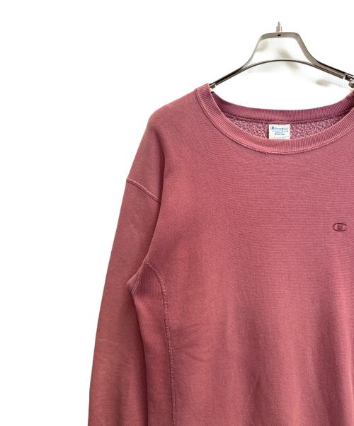 Champion REVERSE WEAVE（チャンピオン リバース ウィーブ）Champion REVERSE WEAVE (チャンピオン リバース ウィーブ) スウェット ピンク サイズ:Мの古着・服飾アイテム