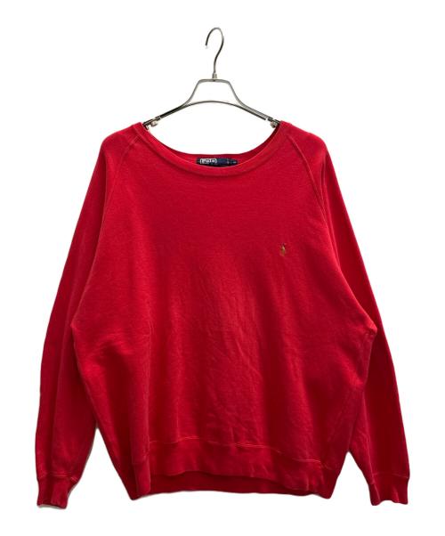 POLO RALPH LAUREN（ポロ・ラルフローレン）POLO RALPH LAUREN (ポロ・ラルフローレン) 80-90s スウェット レッド サイズ:Ｍの古着・服飾アイテム