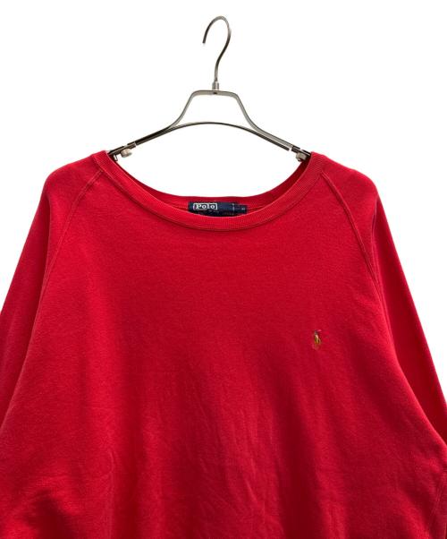 POLO RALPH LAUREN（ポロ・ラルフローレン）POLO RALPH LAUREN (ポロ・ラルフローレン) 80-90s スウェット レッド サイズ:Ｍの古着・服飾アイテム