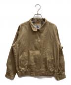 BURBERRYバーバリー）の古着「スイングトップ」｜ベージュ