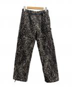 stussy×MAPELステューシー×メープル）の古着「WILDLIFE WOOL BEACH PANT」｜ブラック