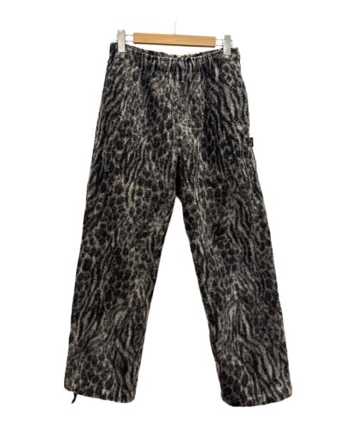 stussy（ステューシー）stussy (ステューシー) MAPEL (メープル) WILDLIFE WOOL BEACH PANT ブラック サイズ:Ｓの古着・服飾アイテム