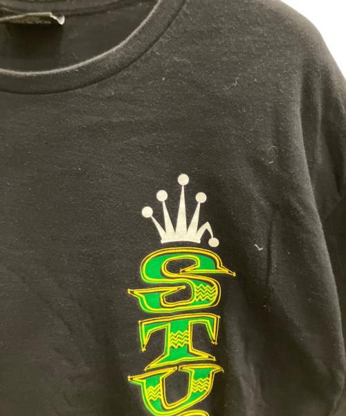 stussy（ステューシー）stussy (ステューシー) 半袖カットソー ブラック サイズ:Мの古着・服飾アイテム