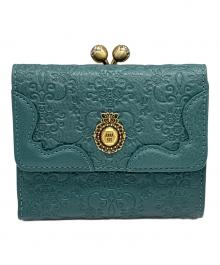 ANNA SUI（アナスイ）の古着「2つ折り財布　ヴィンテージローズ」｜グリーン