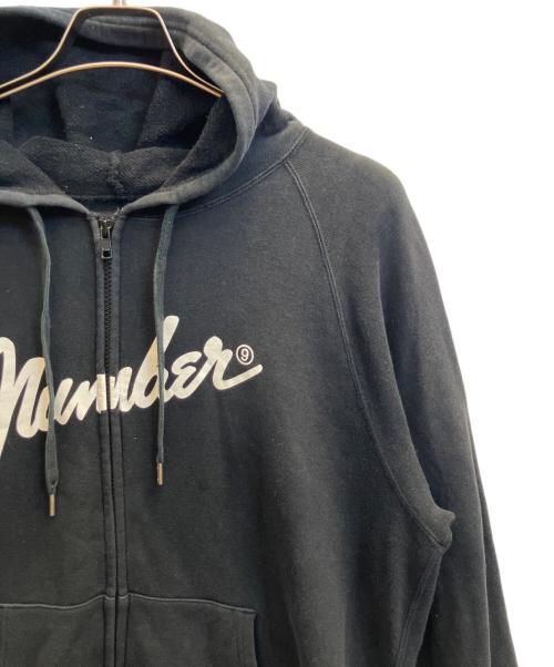 NUMBER (N)INE（ナンバーナイン）NUMBER (N)INE (ナンバーナイン) ジップパーカー ブラック サイズ:SIZE 4の古着・服飾アイテム