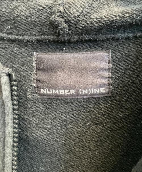 NUMBER (N)INE（ナンバーナイン）NUMBER (N)INE (ナンバーナイン) ジップパーカー ブラック サイズ:SIZE 4の古着・服飾アイテム