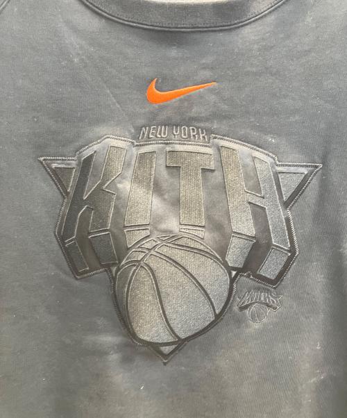 NIKE（ナイキ）NIKE (ナイキ) KITH (キス) Fleece Crewneck ブラック サイズ:XXLの古着・服飾アイテム