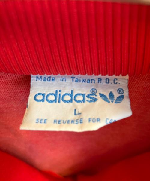 adidas（アディダス）adidas (アディダス) 80'sトラックジャケット レッド サイズ:Ｌの古着・服飾アイテム