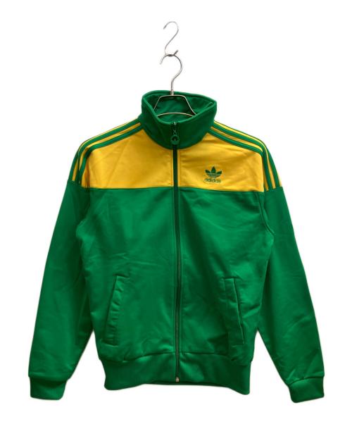 adidas Originals（アディダスオリジナル）adidas Originals (アディダスオリジナル) 00'sトラックジャケット イエロー×グリーン サイズ:Мの古着・服飾アイテム