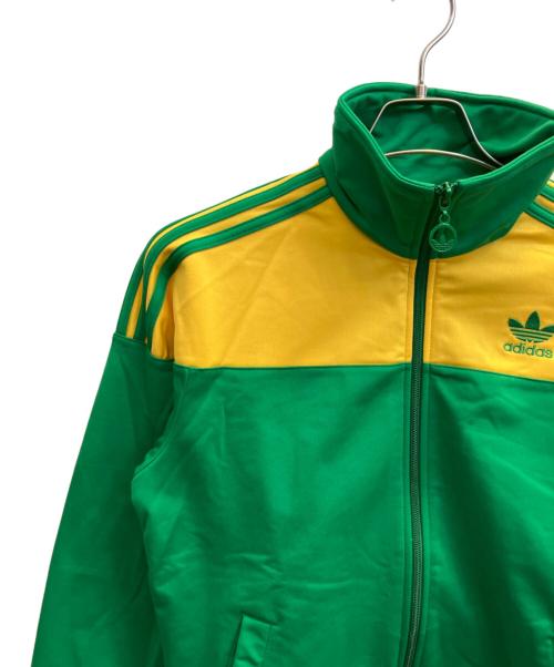adidas Originals（アディダスオリジナル）adidas Originals (アディダスオリジナル) 00'sトラックジャケット イエロー×グリーン サイズ:Мの古着・服飾アイテム