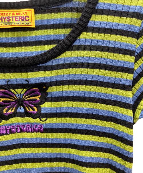 Hysteric Glamour（ヒステリックグラマー）Hysteric Glamour (ヒステリックグラマー) BUTTERFLY BABE刺繍 プルオーバー マルチカラー サイズ:フリーの古着・服飾アイテム