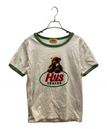 Hysteric Glamour（ヒステリックグラマー）の古着「HYS TRACKS Tシャツ」｜ホワイト