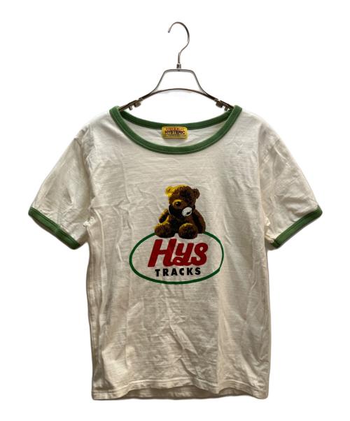 Hysteric Glamour（ヒステリックグラマー）Hysteric Glamour (ヒステリックグラマー) HYS TRACKS Tシャツ ホワイト サイズ:フリーの古着・服飾アイテム