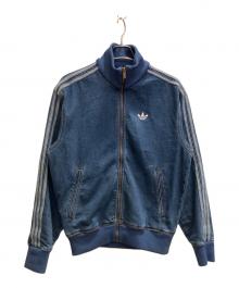 adidas（アディダス）の古着「アディカラー デニム ファイヤーバード トラックトップ」｜インディゴ