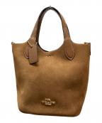 COACHコーチ）の古着「ハンナ バケット バッグ」｜ブラウン