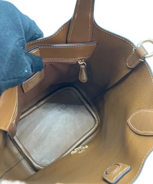 COACH（コーチ）COACH (コーチ) ハンナ バケット バッグ ブラウンの古着・服飾アイテム
