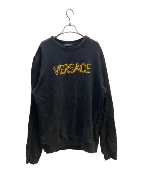 VERSACE（ヴェルサーチェ）VERSACE (ヴェルサーチェ) スウェット ブラック サイズ:XLの古着・服飾アイテム