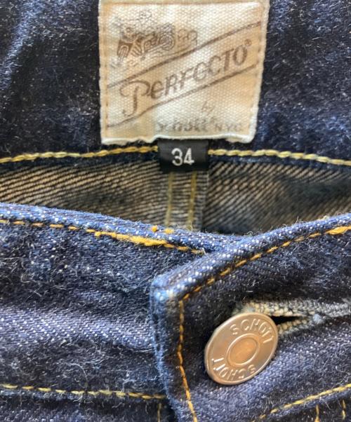 Schott（ショット）Schott (ショット) ボタンフライ 16オンスセルヴィッジデニム インディゴ サイズ:86cm (W34)の古着・服飾アイテム