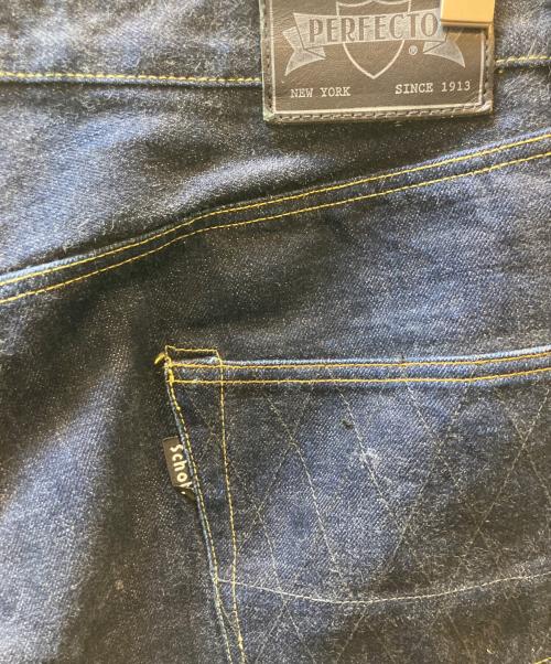 Schott（ショット）Schott (ショット) ボタンフライ 16オンスセルヴィッジデニム インディゴ サイズ:86cm (W34)の古着・服飾アイテム