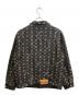 SUPPLIER (サプライヤー) フェイクレザー×デニム切替ジャケット ブラック サイズ:XL：13000円