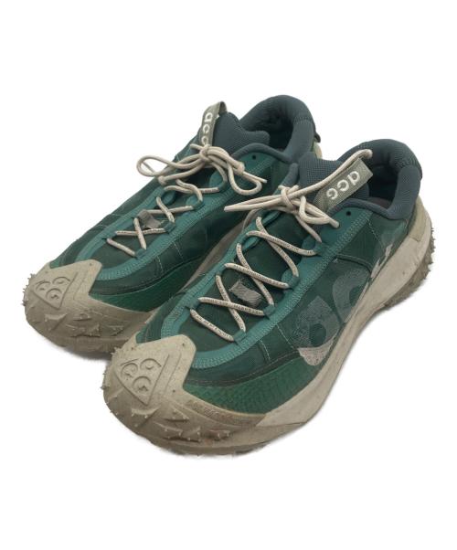 NIKE ACG（ナイキエーシージー）NIKE ACG (ナイキエーシージー) マウンテン フライ 2 ロー スニーカー グリーン×グレー サイズ:SIZE 28cmの古着・服飾アイテム