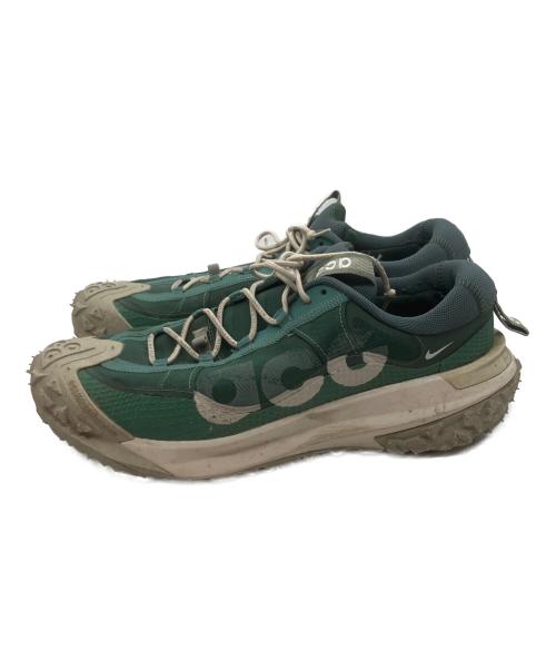 NIKE ACG（ナイキエーシージー）NIKE ACG (ナイキエーシージー) マウンテン フライ 2 ロー スニーカー グリーン×グレー サイズ:SIZE 28cmの古着・服飾アイテム