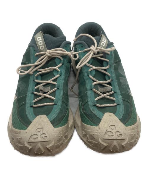 NIKE ACG（ナイキエーシージー）NIKE ACG (ナイキエーシージー) マウンテン フライ 2 ロー スニーカー グリーン×グレー サイズ:SIZE 28cmの古着・服飾アイテム
