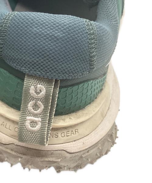NIKE ACG（ナイキエーシージー）NIKE ACG (ナイキエーシージー) マウンテン フライ 2 ロー スニーカー グリーン×グレー サイズ:SIZE 28cmの古着・服飾アイテム