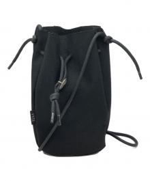 s'yte（サイト）の古着「CONCHO DRAWSTRING SHOULDER BAG」｜ブラック