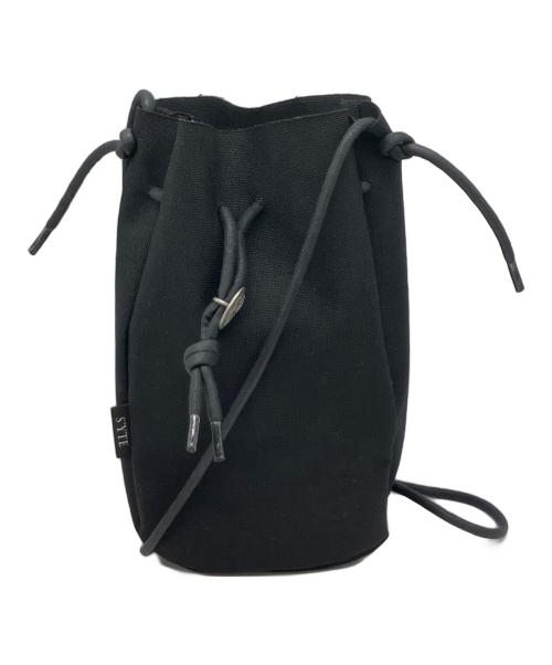 s'yte（サイト）s'yte (サイト) CONCHO DRAWSTRING SHOULDER BAG ブラックの古着・服飾アイテム